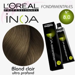 INOA Fondamentale n°8.0 - Blond clair ultra profond 60 gr