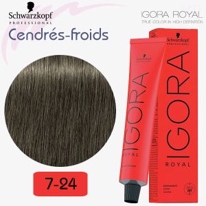 7-24 Blond moyen beige cendré | Cendrés froid Igora Royal Schwarzkopf