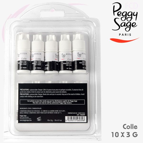 Peggy Sage Colle 6 Grs avec pinceau Peggy Sage - INCI Beauty