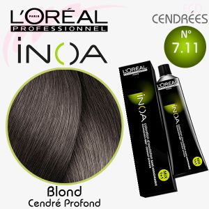 INOA color 7.11 Blond Cendré Profond 60g