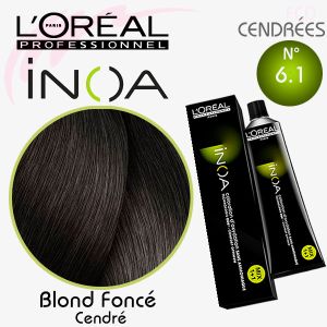 INOA color 6.1 Blond foncé cendré 60 gr