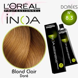 INOA color 8.3 Blond clair doré 60g